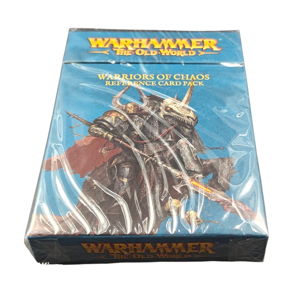 Chaos Warriors Reference Cards Pack Warhammer Old World Sealed