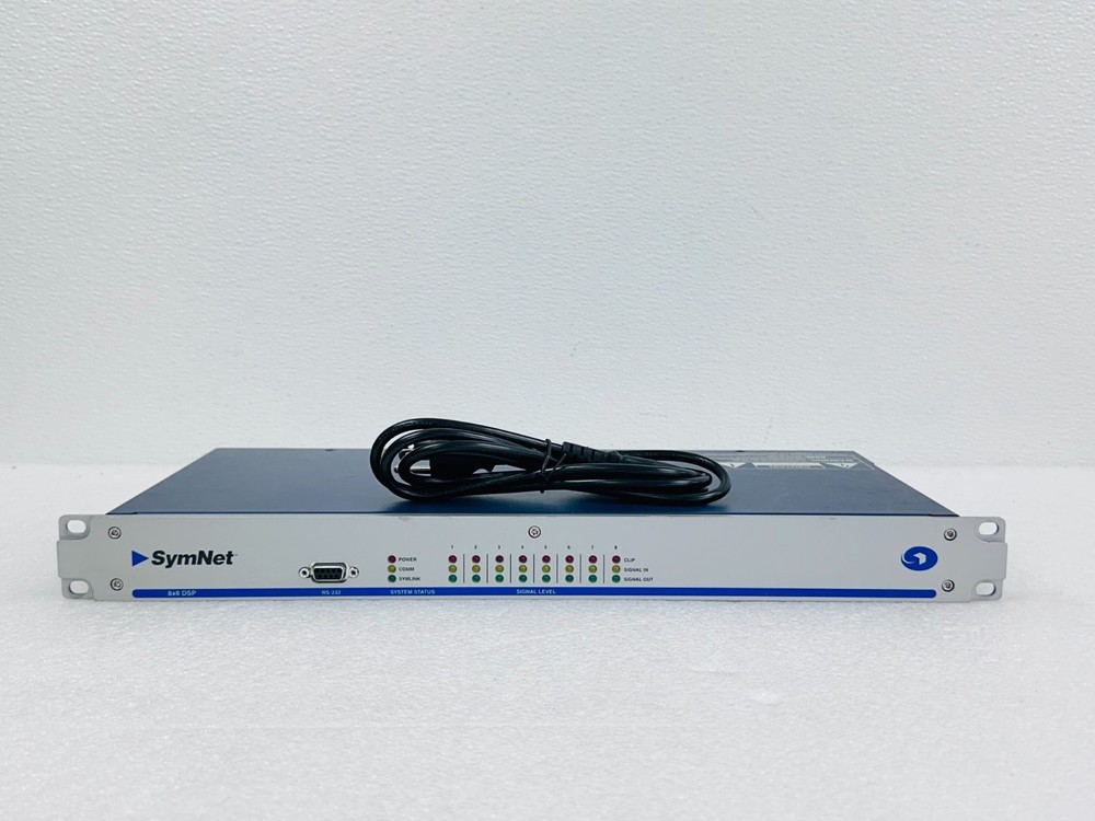 Symetrix SymNet 8X8 DSP Rack Mountable Audio Matrix Digital Signal Processor 🚚