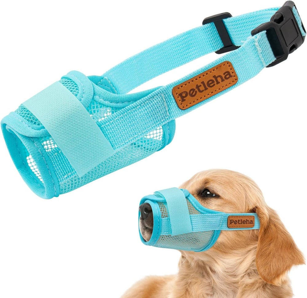 Soft Dog Muzzle Breathable Mesh Muzzle Small Medium Large Sized Dog Mouth Cover