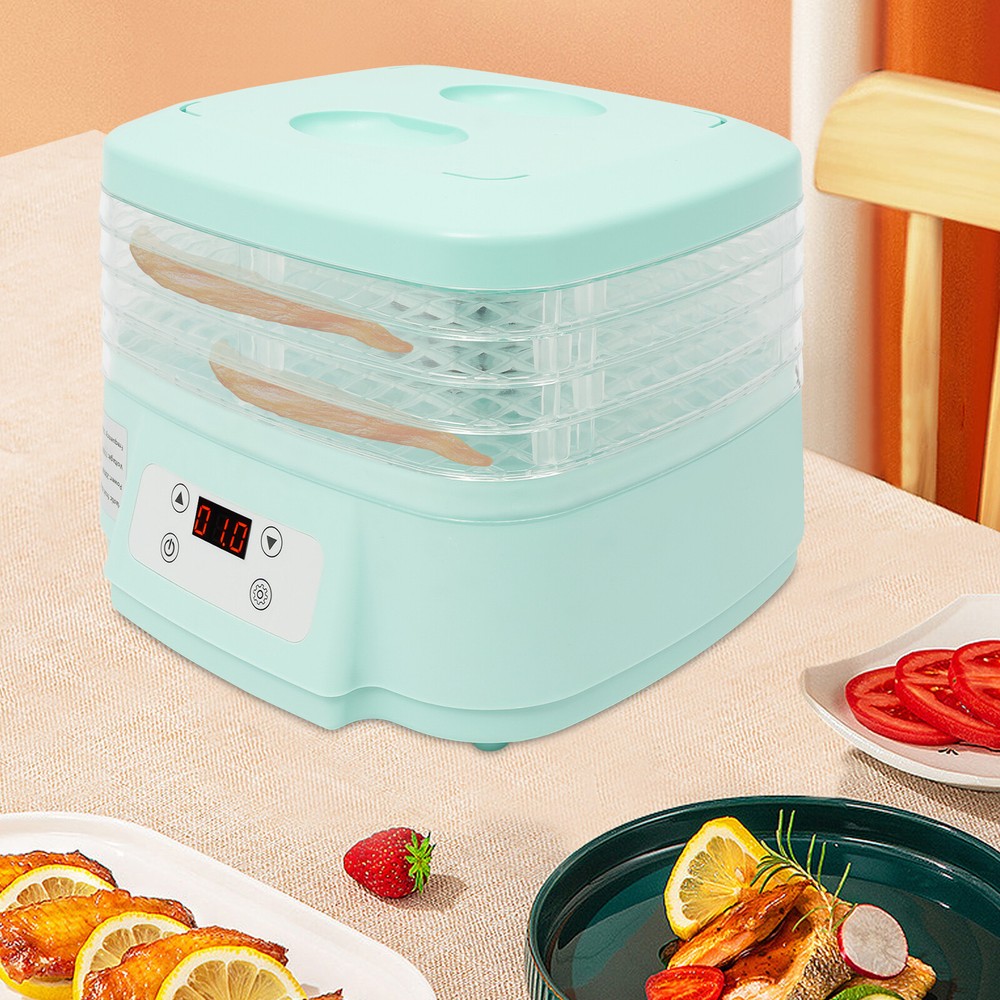 5 Trays Food Dehydrator Machine 200W Adjustable Timer Fruit Drying Machine