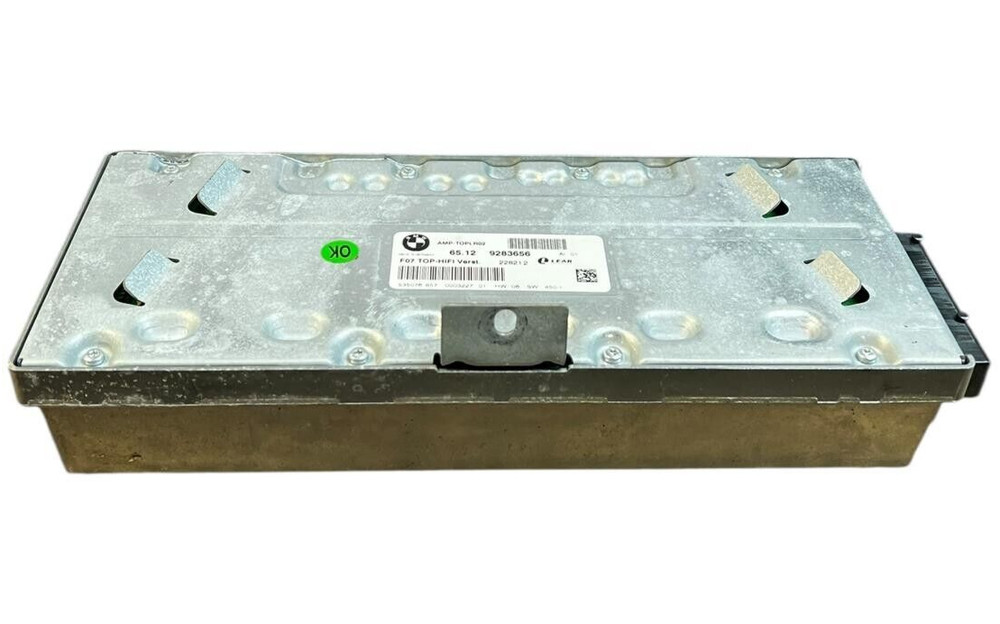 2012 BMW 750 AMPLIFIER HIFI SYSTEM CONTROL MODULE UNIT 65129283656 OEM