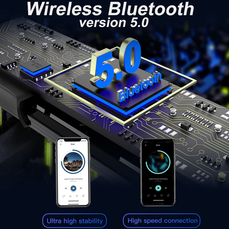 ‌Hi-Fi 240W Multi-Source Amplifier: Bluetooth/Optical/USB/RCA Palm-Sized Design‌