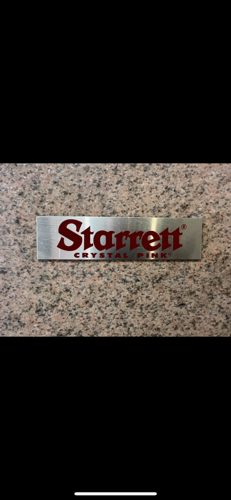 starrett granite surface plate