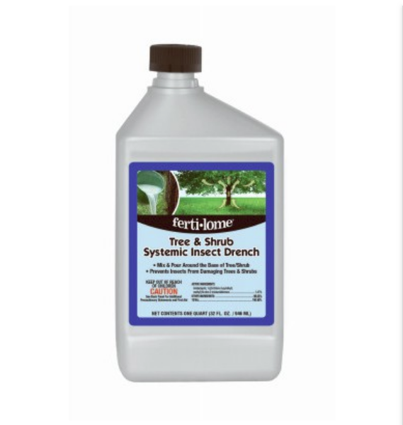 Fertilome Tree and Shrub Insecticide Drench borer White fly killer Bug Control