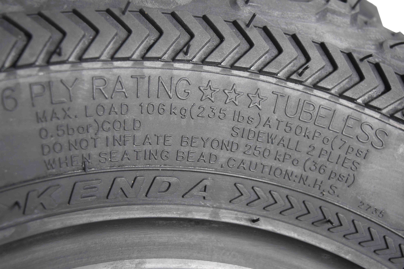 Kenda Bear Claw EX 22x7-10 F 22x11-10 R ATV 6 PLY Tires Bearclaw - 4 Pack Set