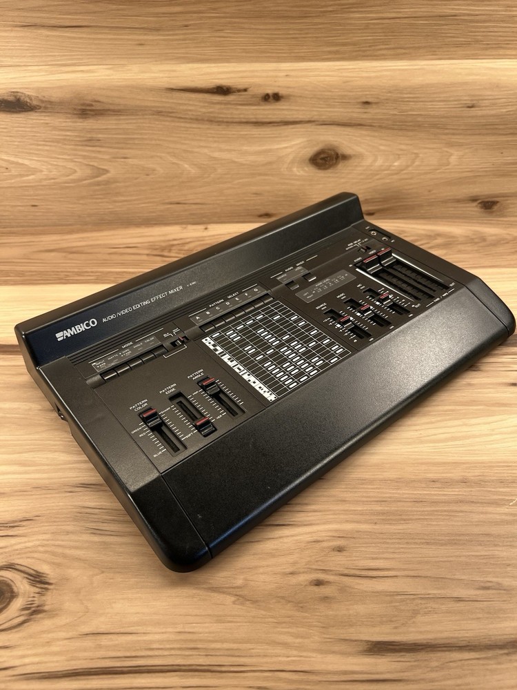 Ambico Audio/Video Editing Effects Mixer Model V-6300 Untested - Powers On