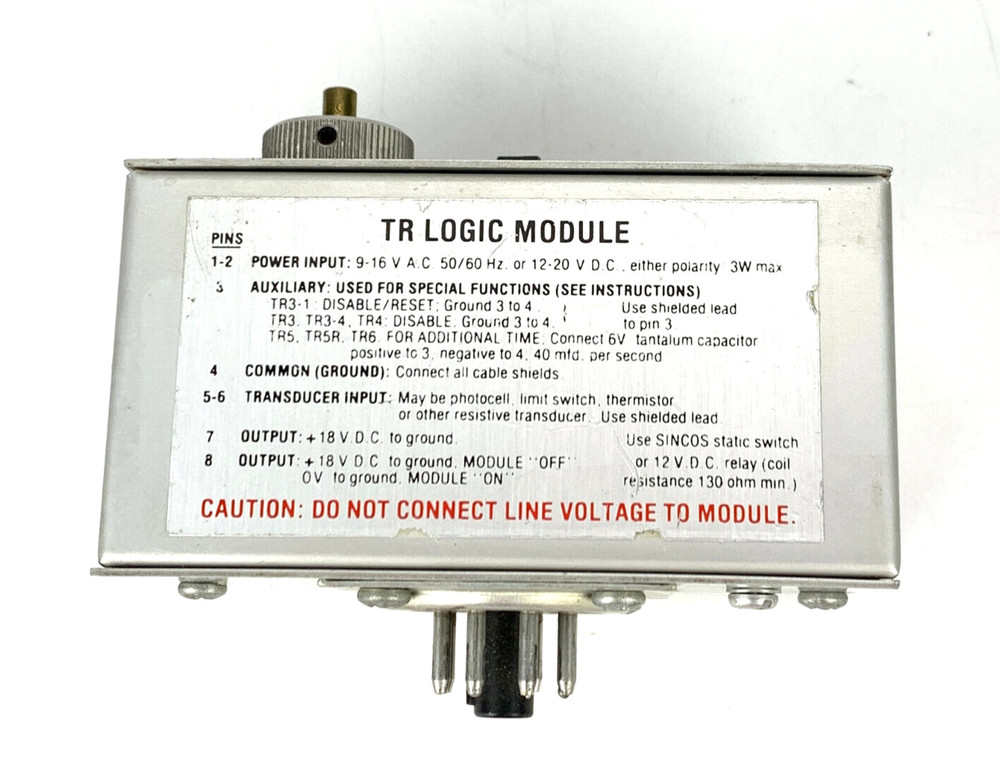 Micro Switch Logic Module TR3-4 MISSING A KNOB