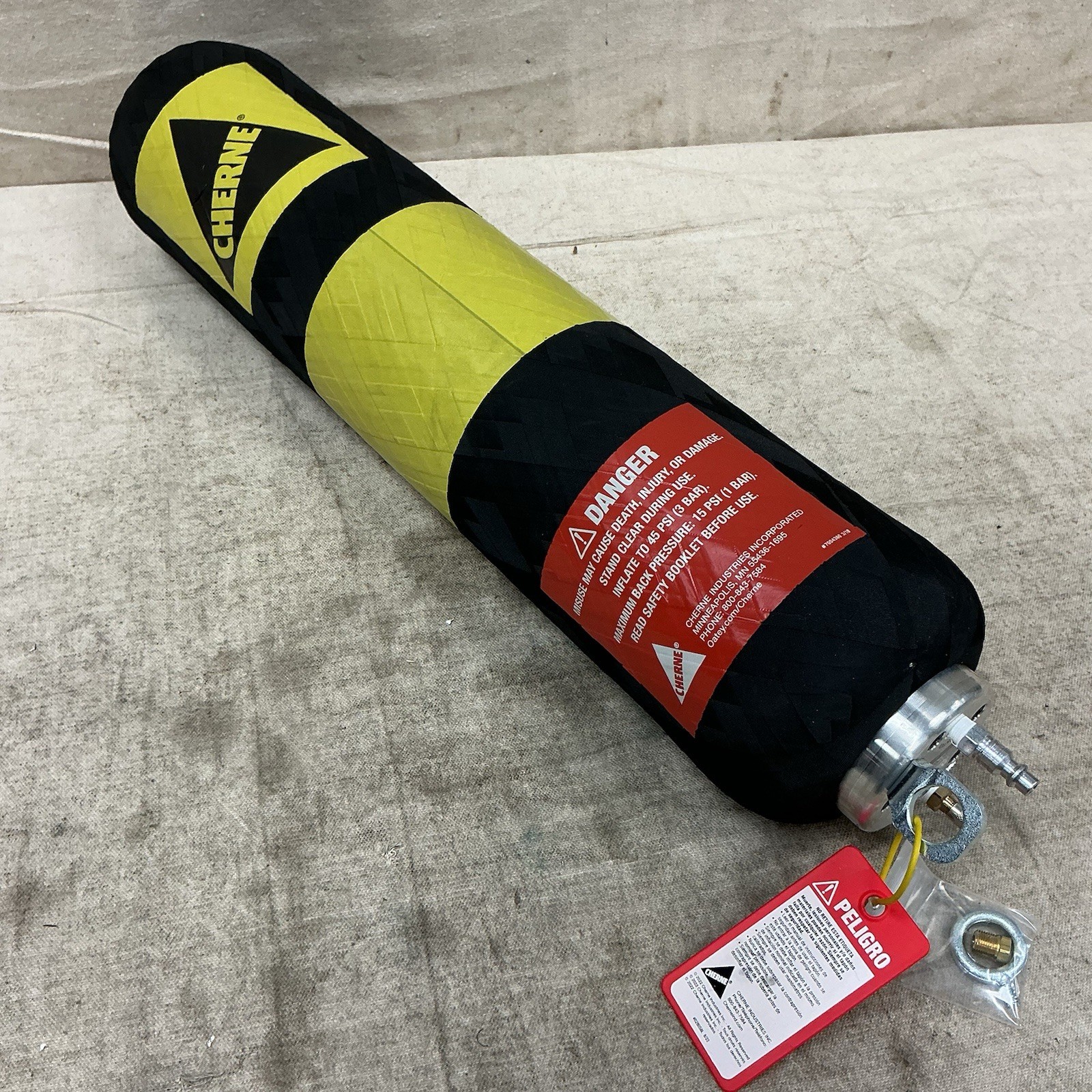 CHERNE 310128 Plug 6-12" Pipe Bracket Tag Tether Natural Rubber Plug