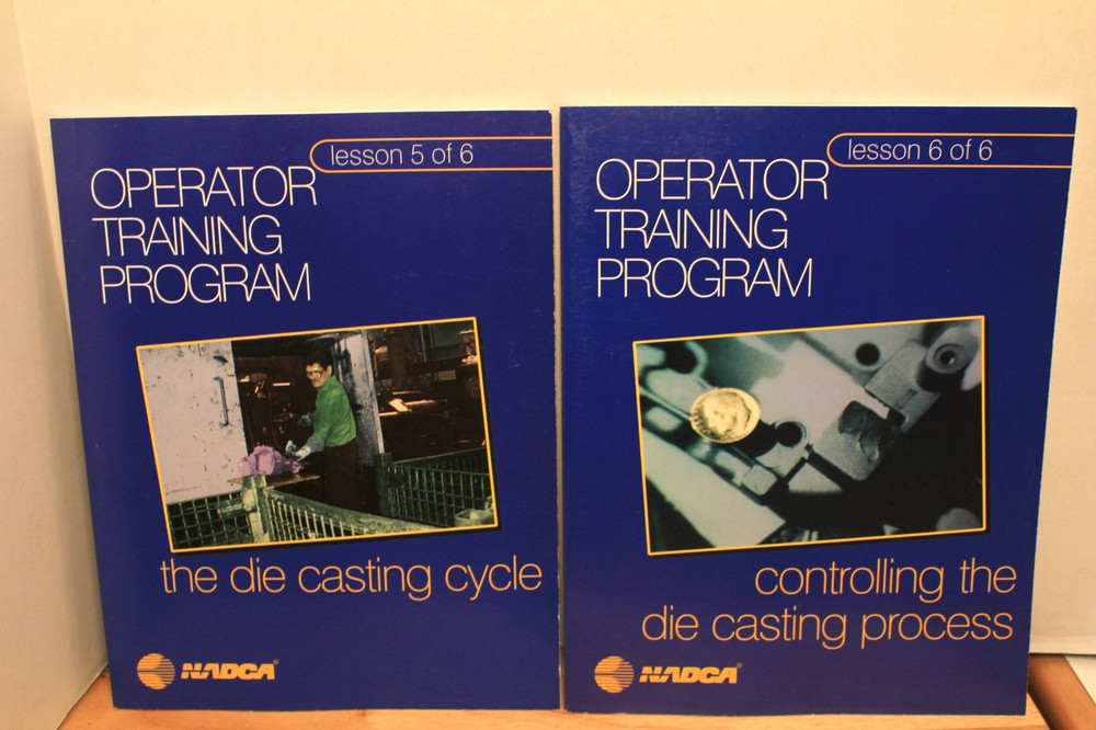 NADCA Operator Training Program lessons 1-6 complete 6 book set 1998