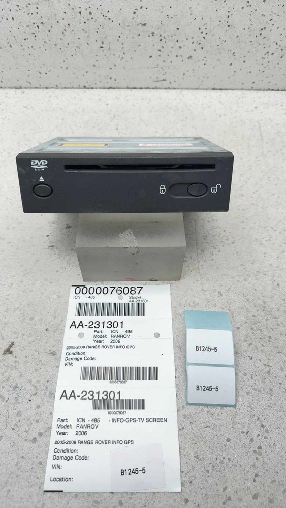 2005-2009 Range Rover Info Gps Navigation Disc Dvd Player Oem