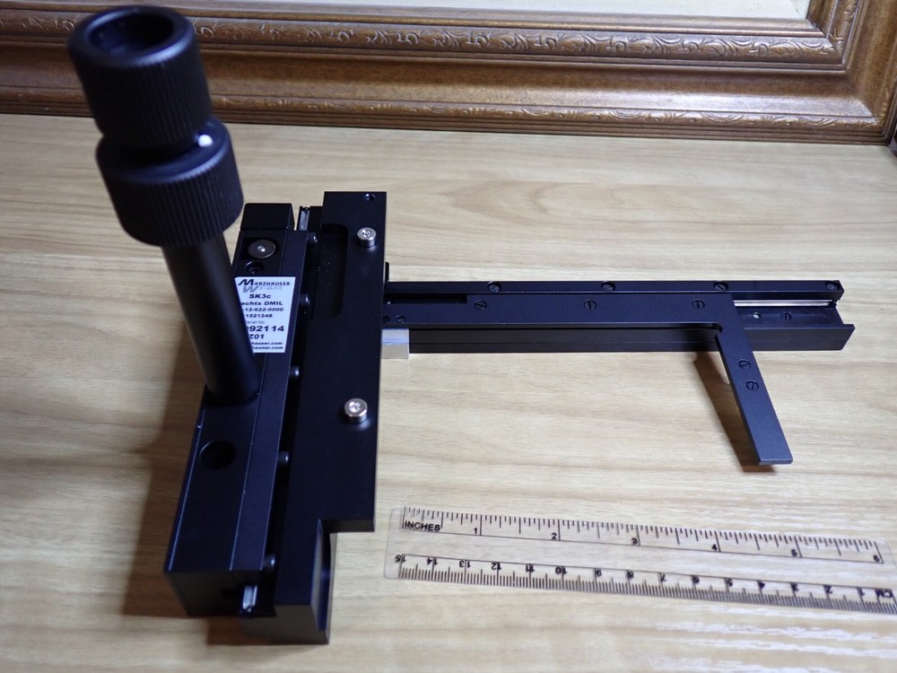 DMIL inverted microscope accessory, slide guide. Ne