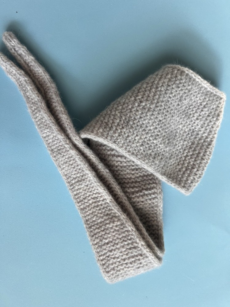 Handmade Beige Infinity Scarf
