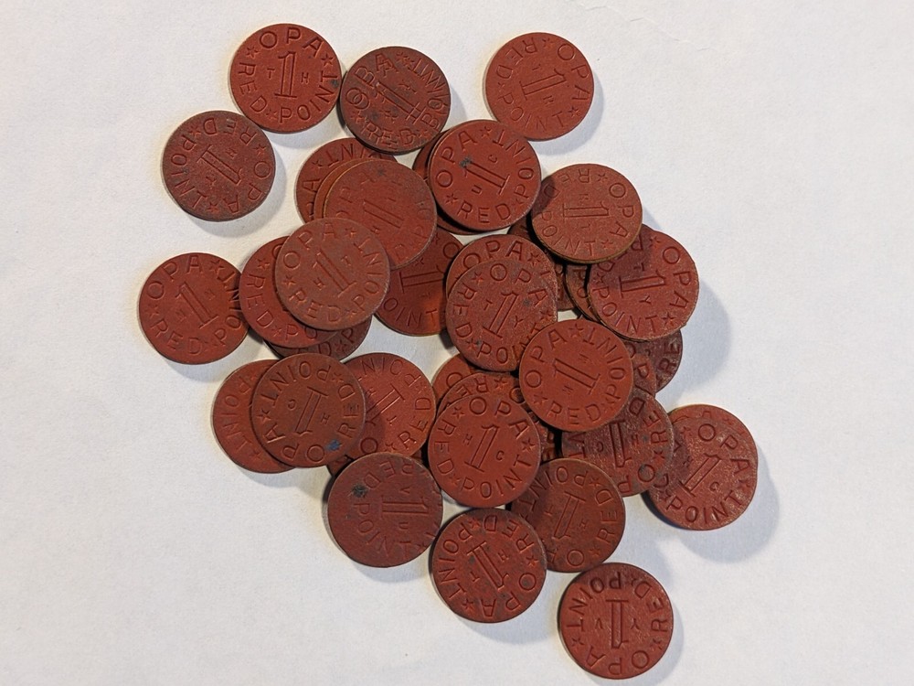 OPA Ration Points Token Red - 1 Random Token