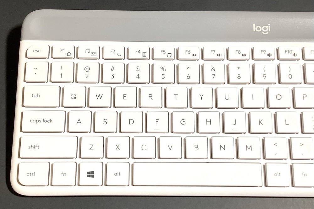 Logitech - K470 Slim Wireless Keyboard - No USB Receiver White