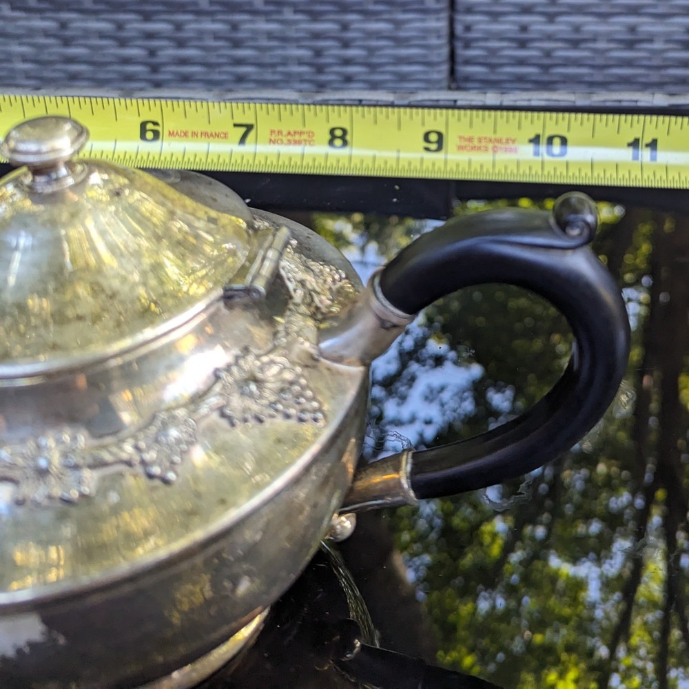 Vintage Wm.A Rogers Silver plated Copper Tea Pot