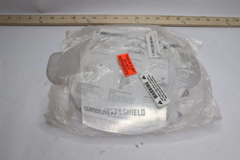 (5-Pk) InstaShield Face Shield Clear For Hat