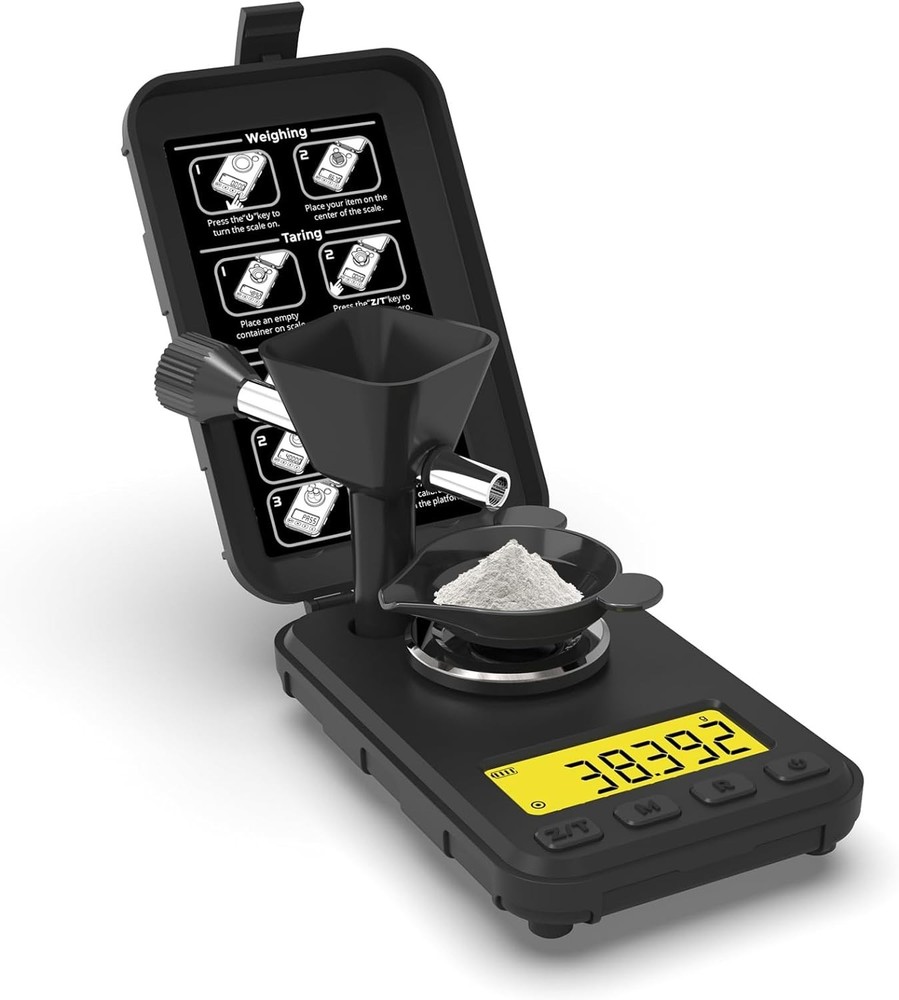 Handheld Reloading Scale 50g with 3 Colored Backlights - Accurate & Easy to Use