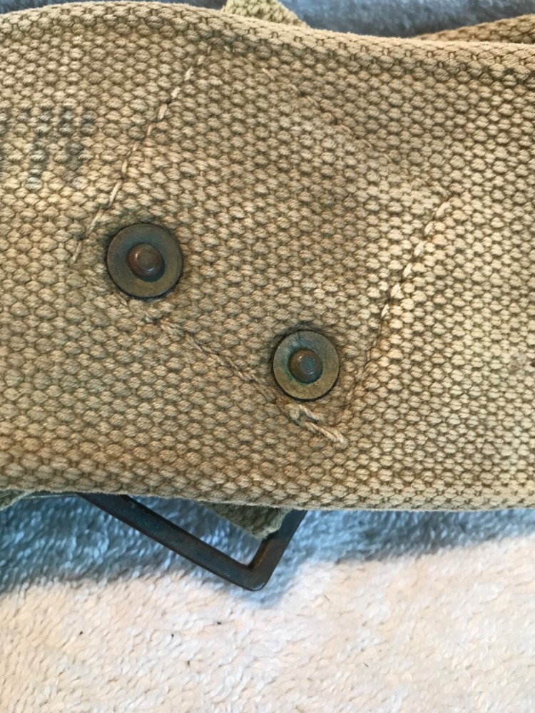 WW1 British Army P-08 Web Combat Belt