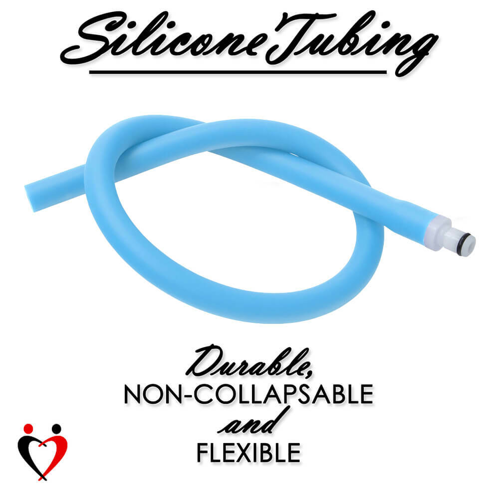 LeLuv Silicone Vacuum Hose Uncoated Uncollapsable with Fitting for Cylinders