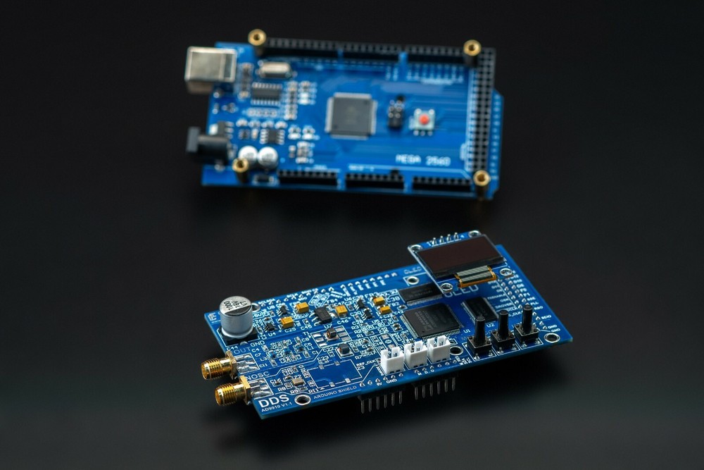 DIY KIT DDS AD9910 Arduino Shield RF Signal Generator NO ARDUINO Low noise spurs