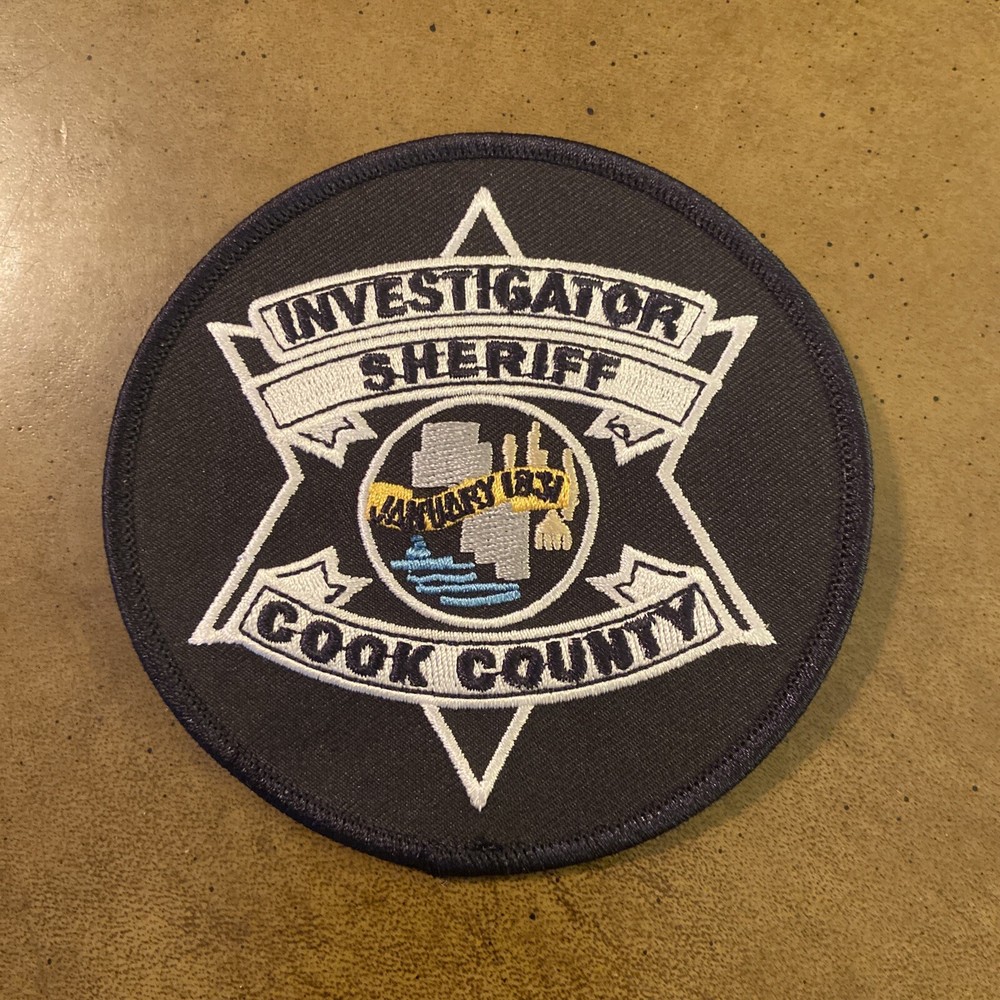Cook County Sheriff Investigator Shoulder Patch