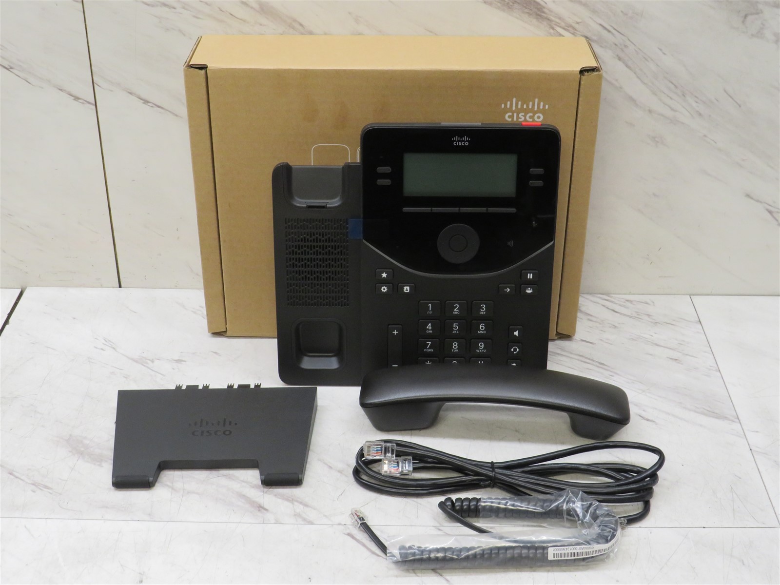 Open Box Cisco Refresh DP-9841-K9 VoIP IP Phone 4-Line Gigabit SIP PoE HD Audio
