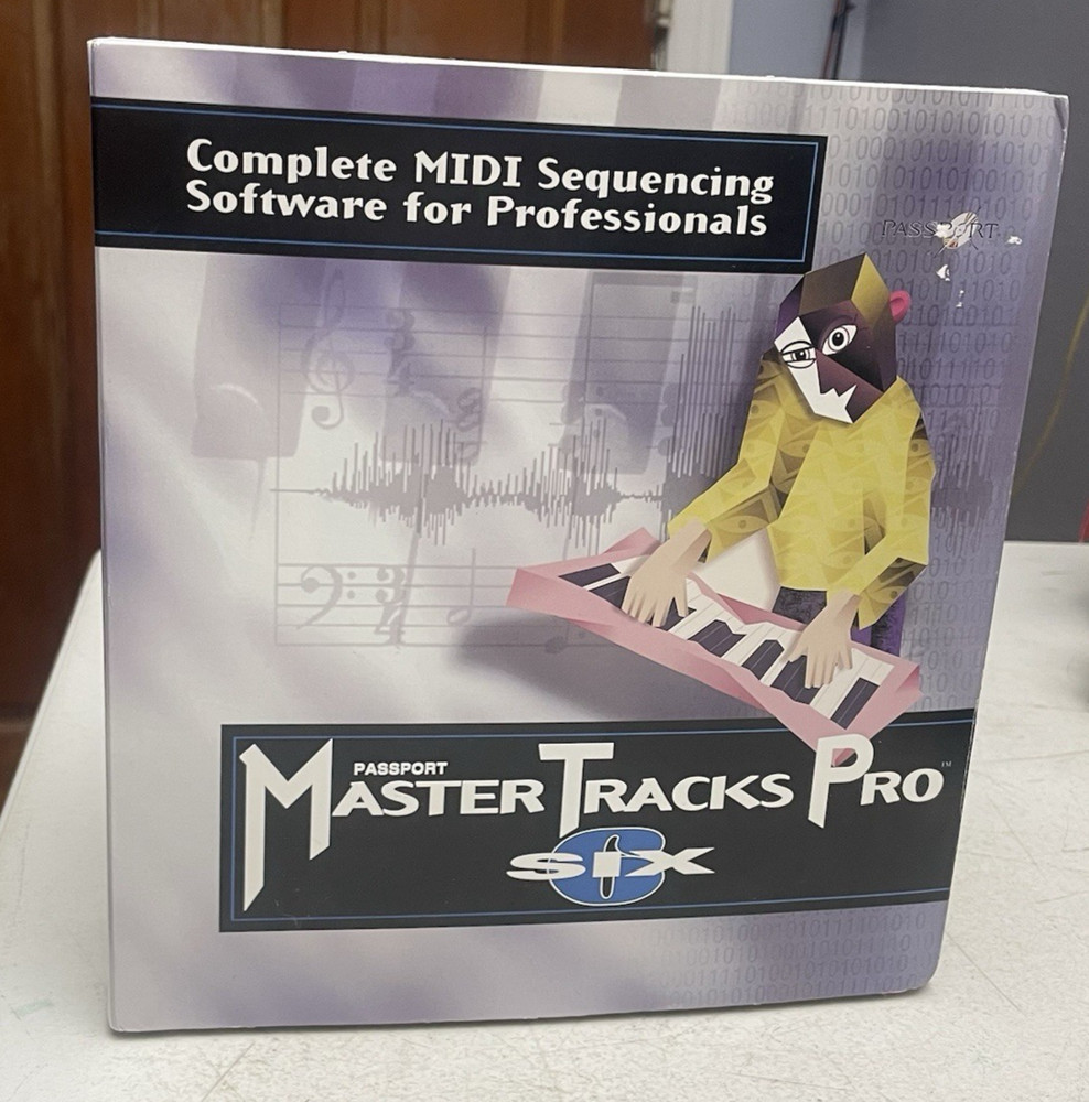 Complete MIDI Sequencing Software for Professionals Master Tracks Pro 6 WINDOWS