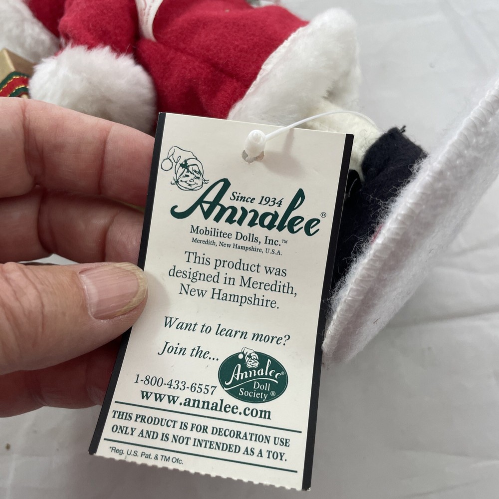2002 Annalee 8" Mrs. Santa Bear 632802