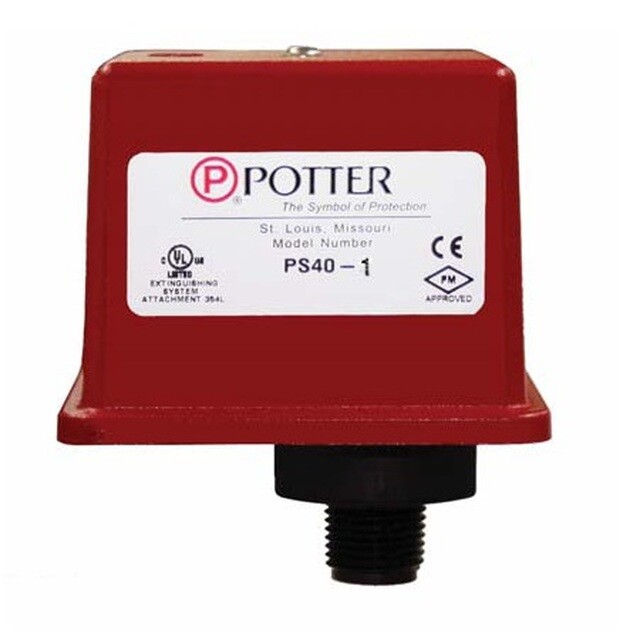 POTTER PS40-1 LOW PRESSURE SWITCH SPDT