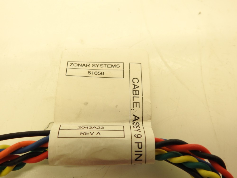 NEW Zonar Systems SPIN DIAGNOSTIC Power Cable 81658