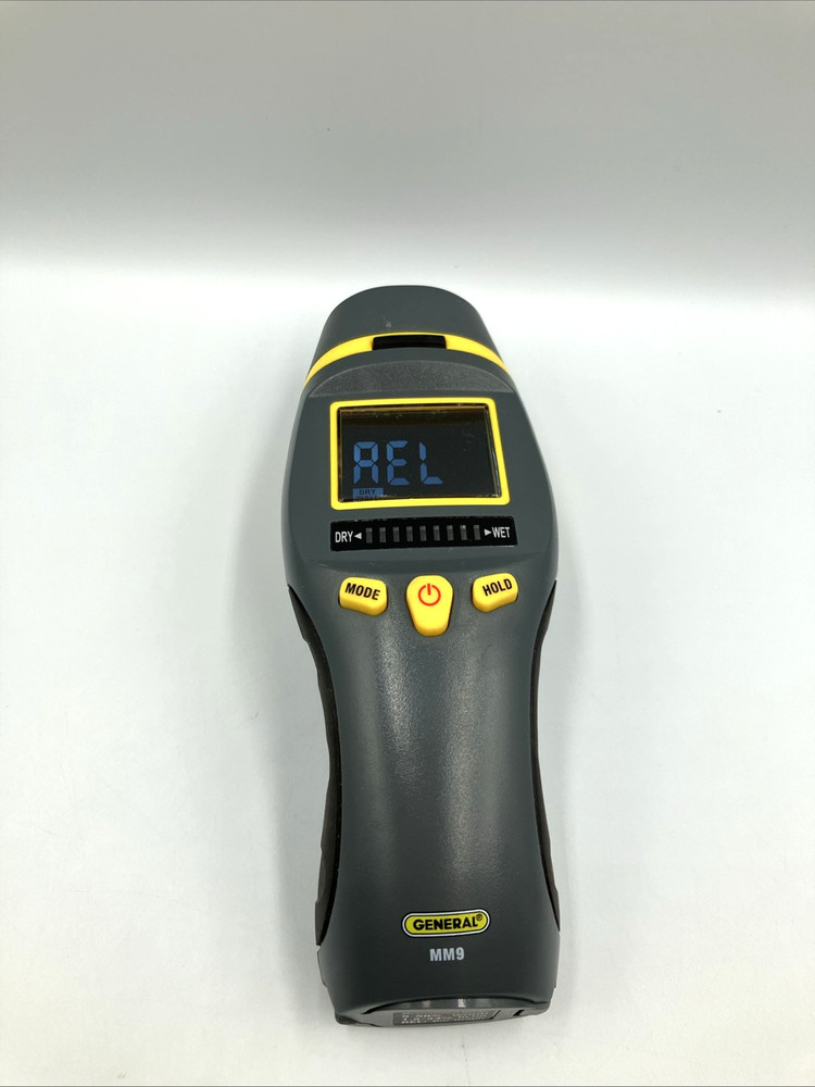 Used General MM9 Combo Moisture Meter Detect Pin + Pinless