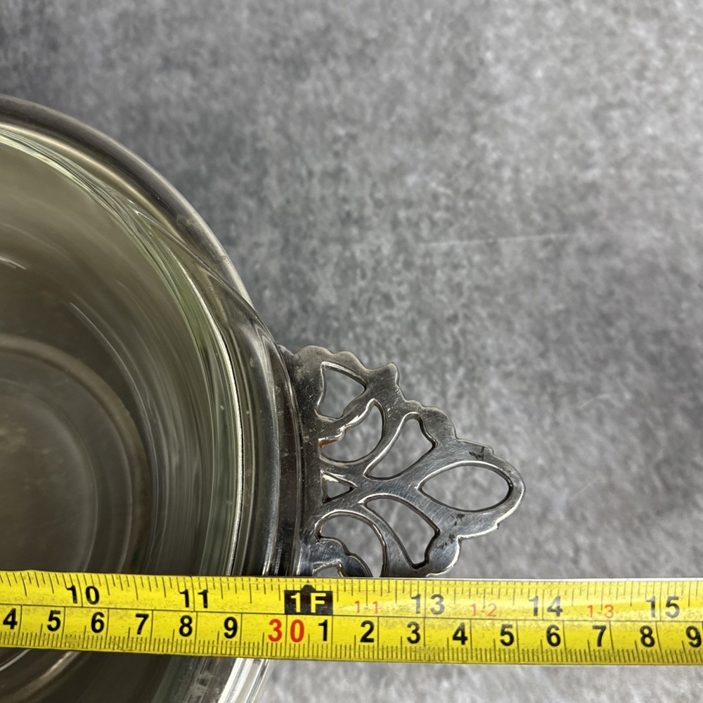 FB Rogers Silver Plate Covered Casserole Serving Dish Bowl with Insert