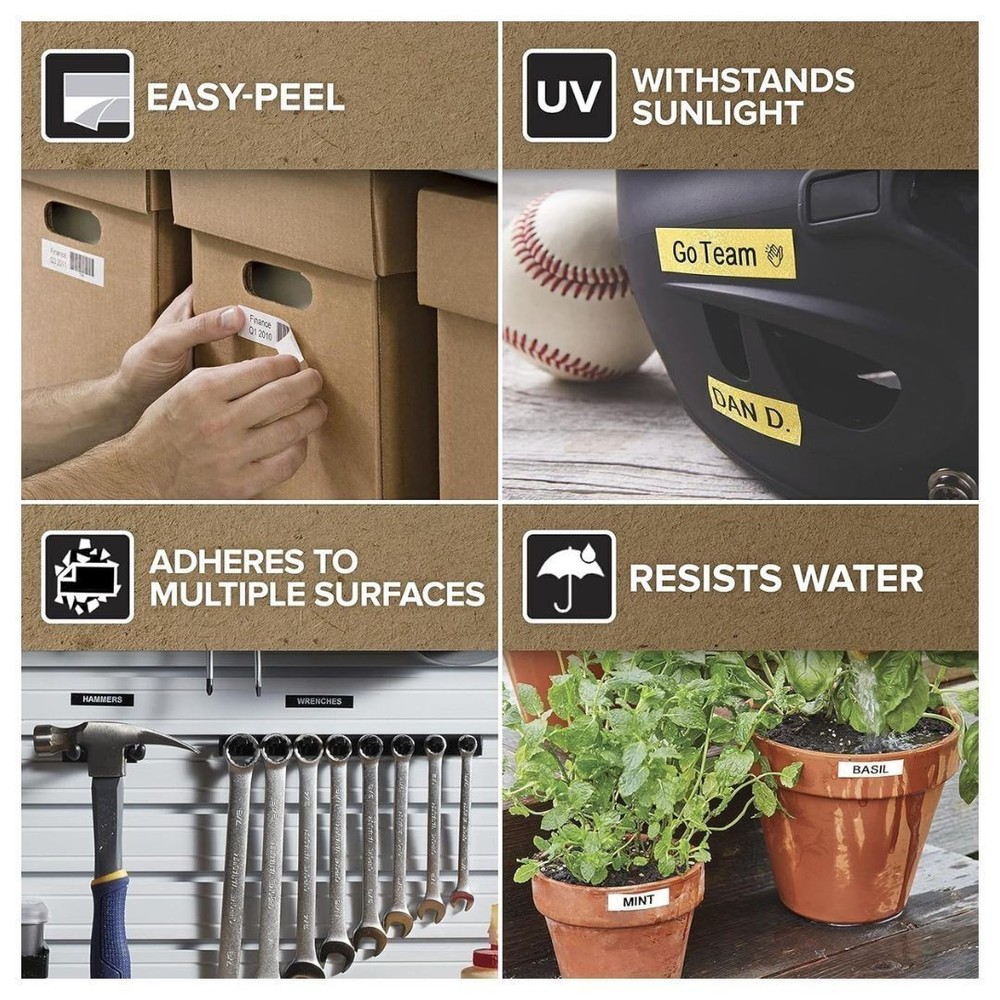 SparkGo SP H55 Handheld Compact Hebrew English Label Maker Bundle (Black)