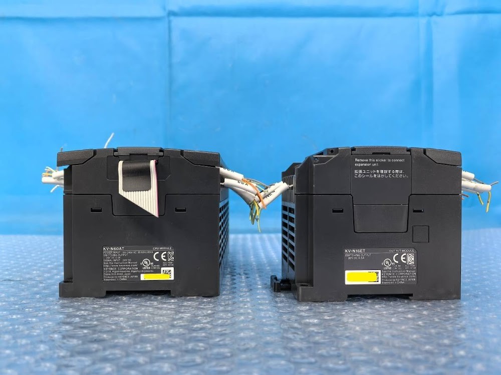 KEYENCE KV-N60AT KV-N16ET Programmable Logic Controller PLC TESTED USED