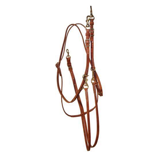 Berlin Custom Leather German Martingale Barrel Style Reins