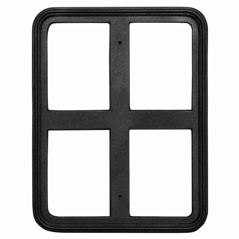 Rectangle Frame Black 6"x12"