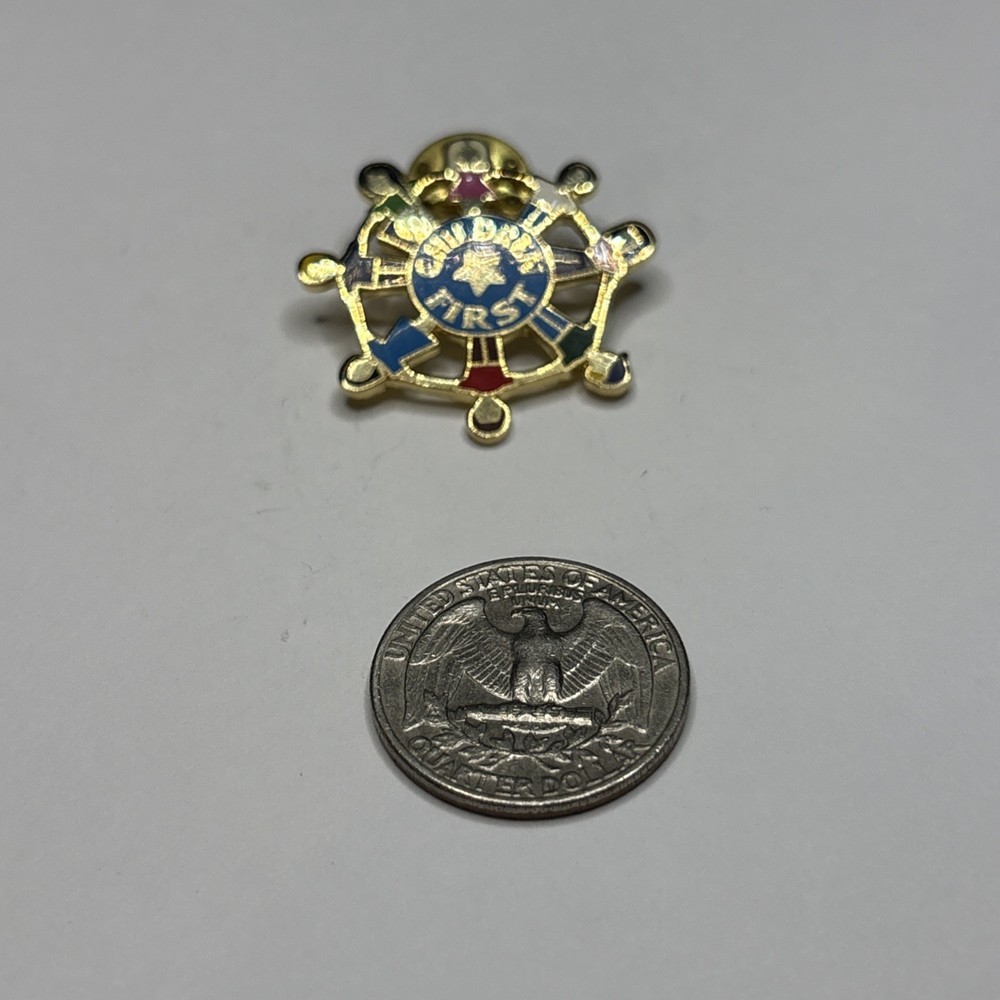 Lapel Pin - Children First Holding Hands S75
