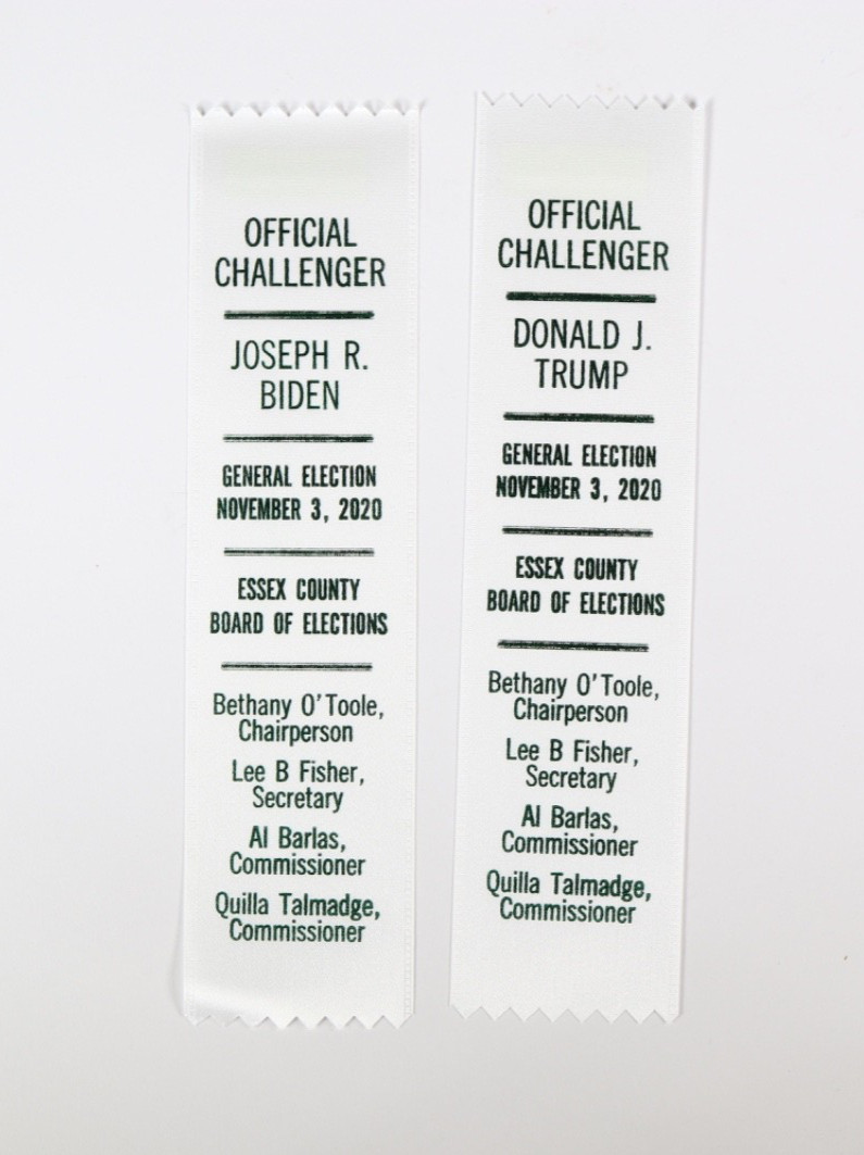 2020 Trump & Biden Presidential Campaign Ribbons