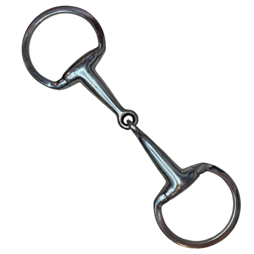 Eggbutt Widemouth Single Break Snaffle in Stainless Steel - 5 1/2"