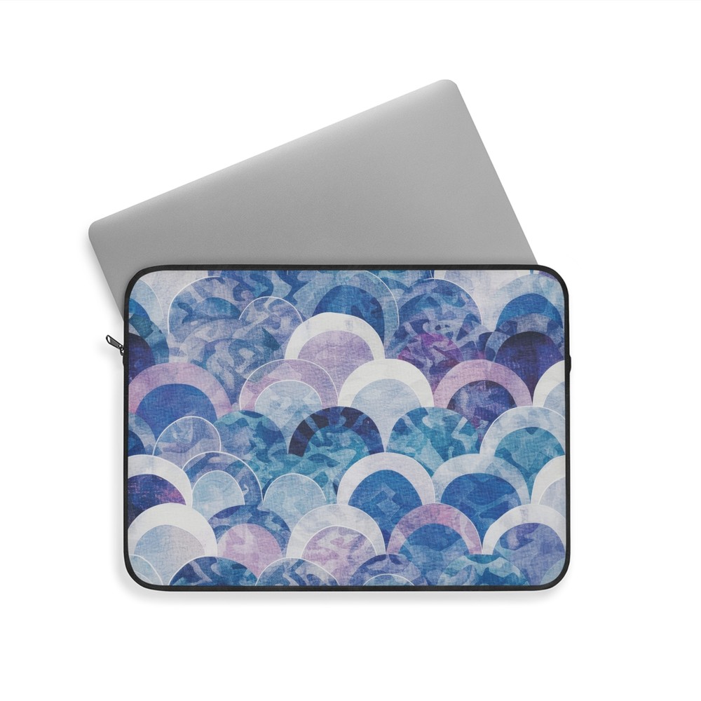 Ocean Waves Laptop Sleeve - Stylish Tech Accessory, Student Gift, Tablet Case