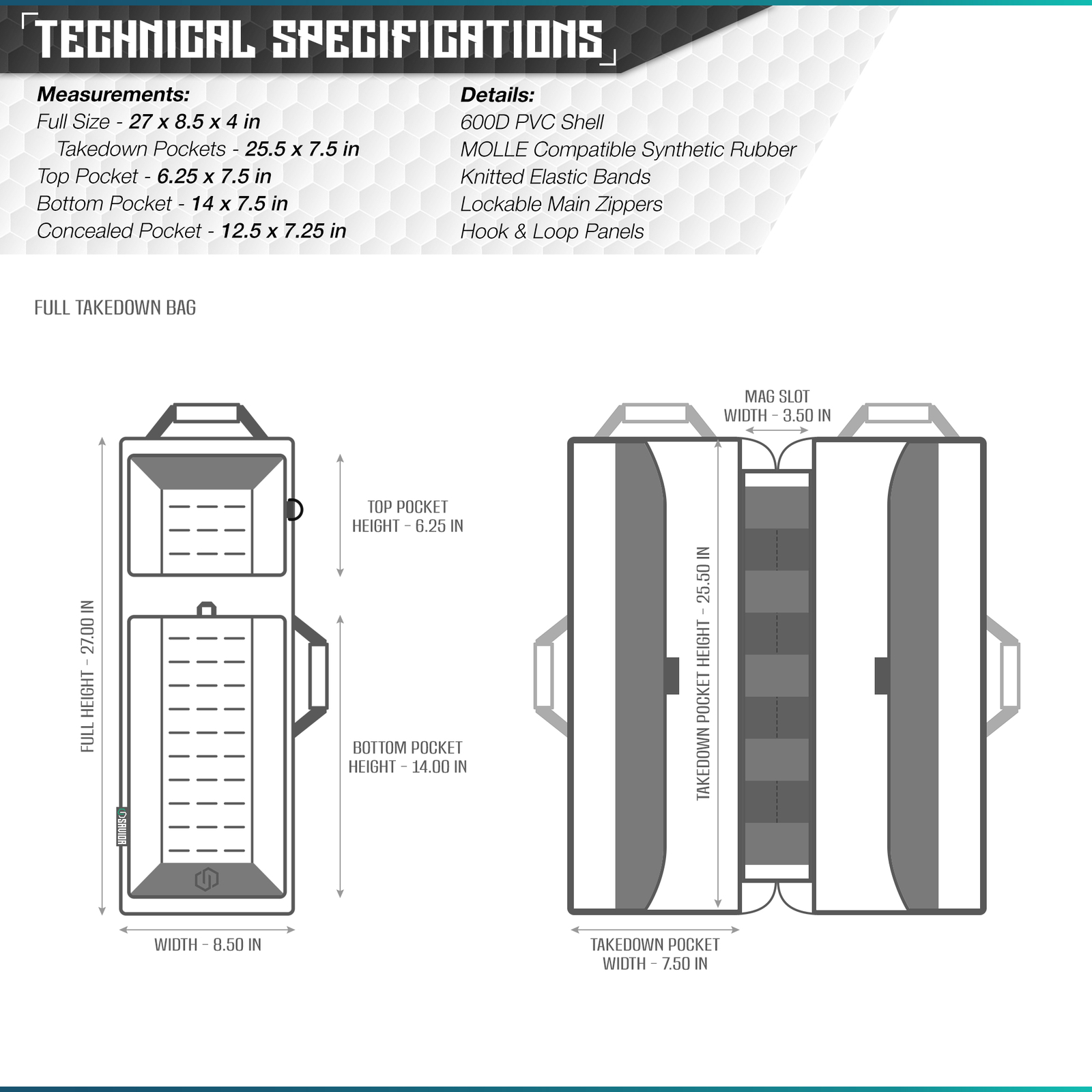 Savior Tactical Urban Takedown Bag Carbine Rifle Padded Shotgun Firearm Backpack