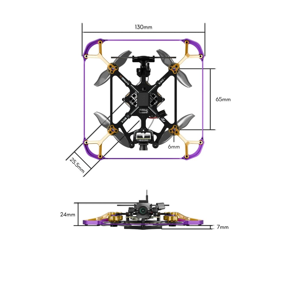 Flywoo Flytimes 85 HD HDZero 2S Micro Drone - ELRS 2.4