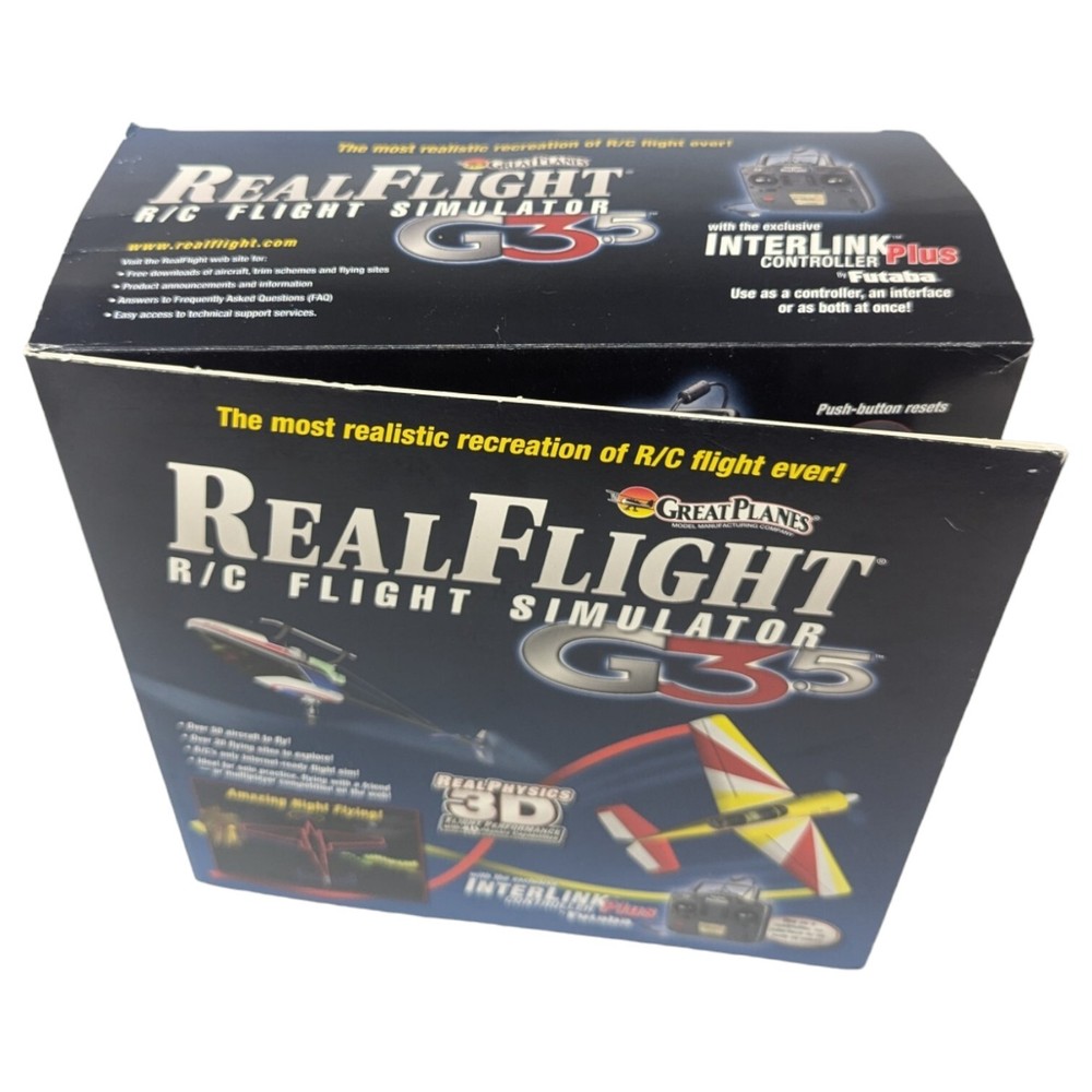 Great Planes Real Flight RC Flight Simulator G3.5 Controller w/ Original Box