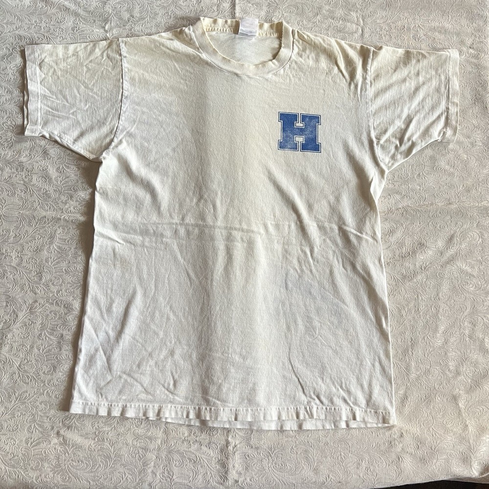 Vintage 90s Huntington Blue Devils L Tee