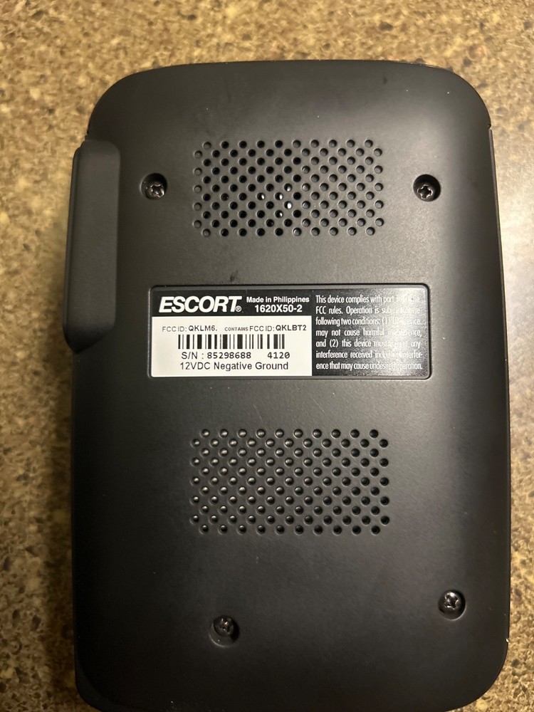 escort max 360c radar detector/laser & GPS