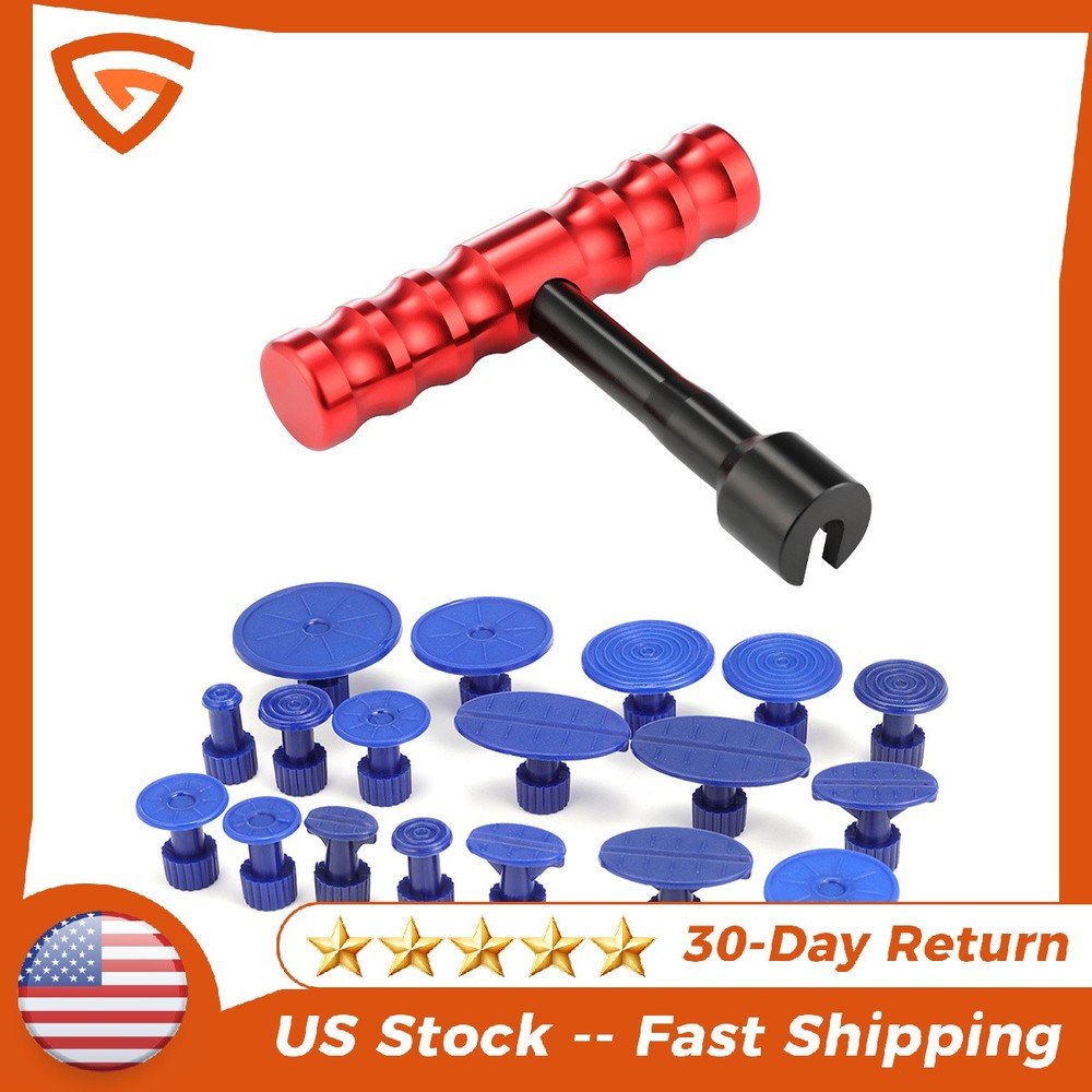 Dent Puller FOR UNIVERSAL Dent Pit Repair T-Bar Suction Cup 18x Tabs Panel Pull