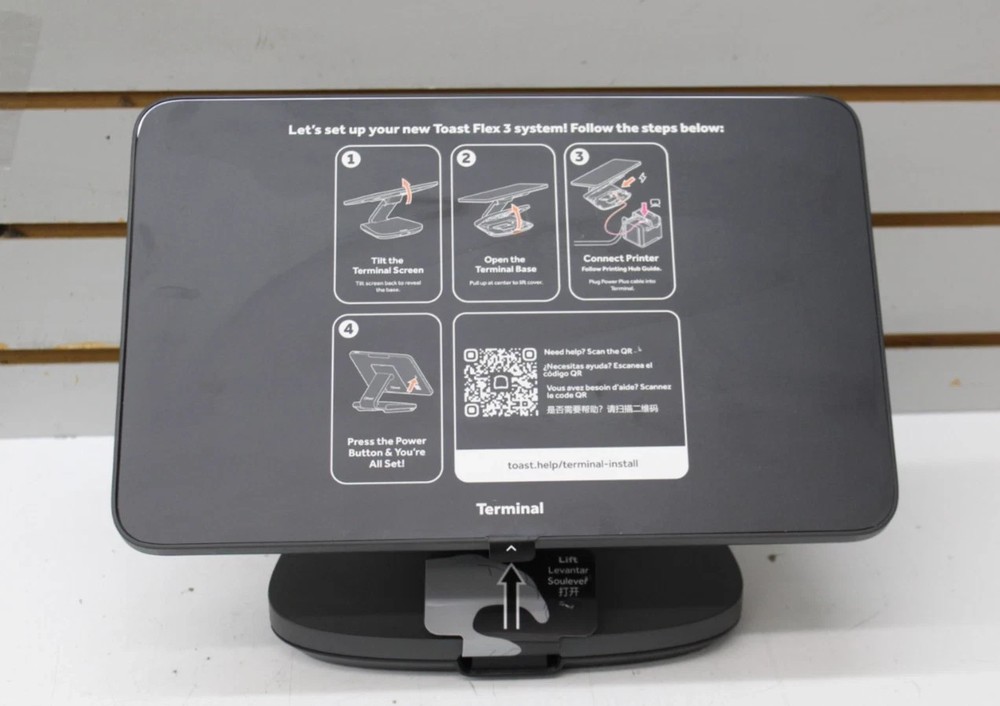 Newest Toast Flex 3 POS Terminal Data Processing System - MPN: TT300