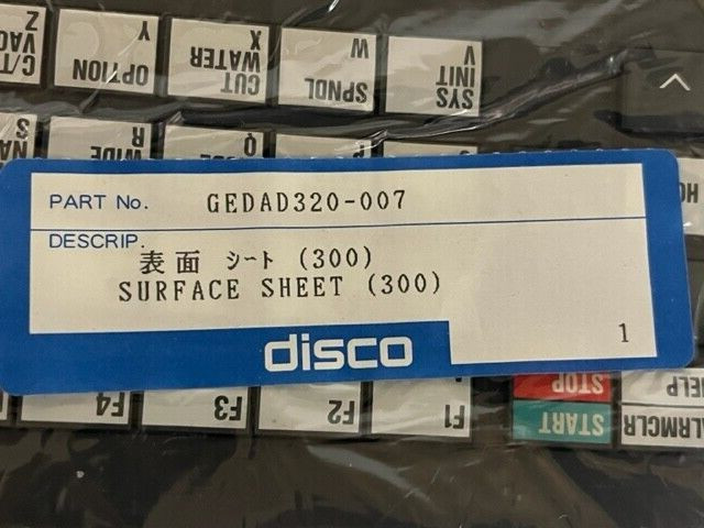 DISCO GEDAD320-007 SURFACE SHEET 300, NEW