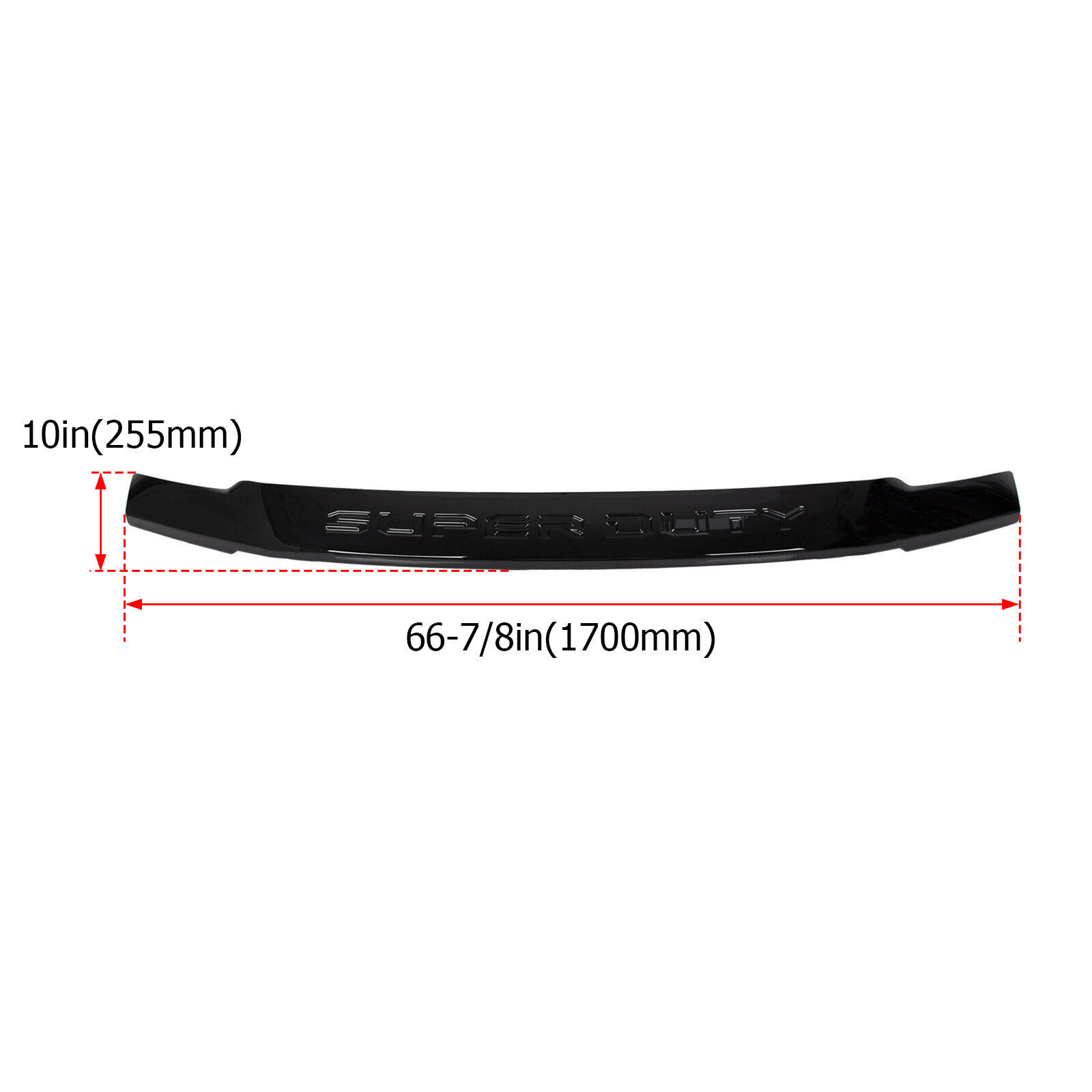 For 2017-2022 21 Ford F250 F350 F450 F-550 Super Duty Hood Deflector Bug Shield