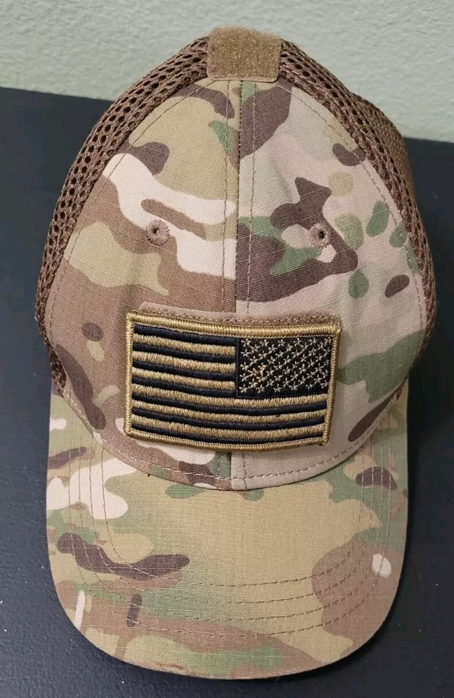 Condor Special Force Tactical Contractor CAP HAT Removable US Flag Small Medium